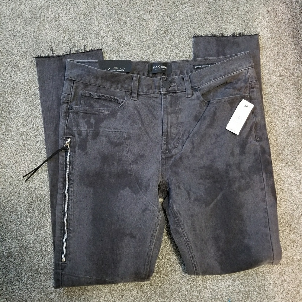 Pacsun Stacked Skinny Raw Hem 32x32